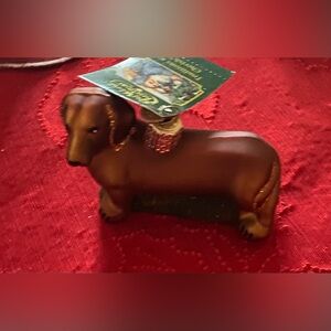 Old World Christmas Glass Dachshund Ornament